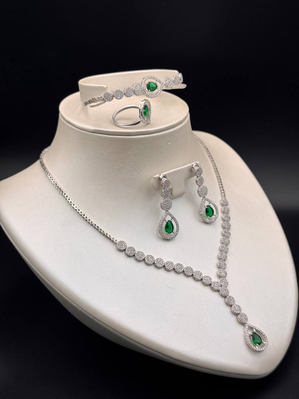 925 Sterling Silver Necklace Set - Silver Whisper
