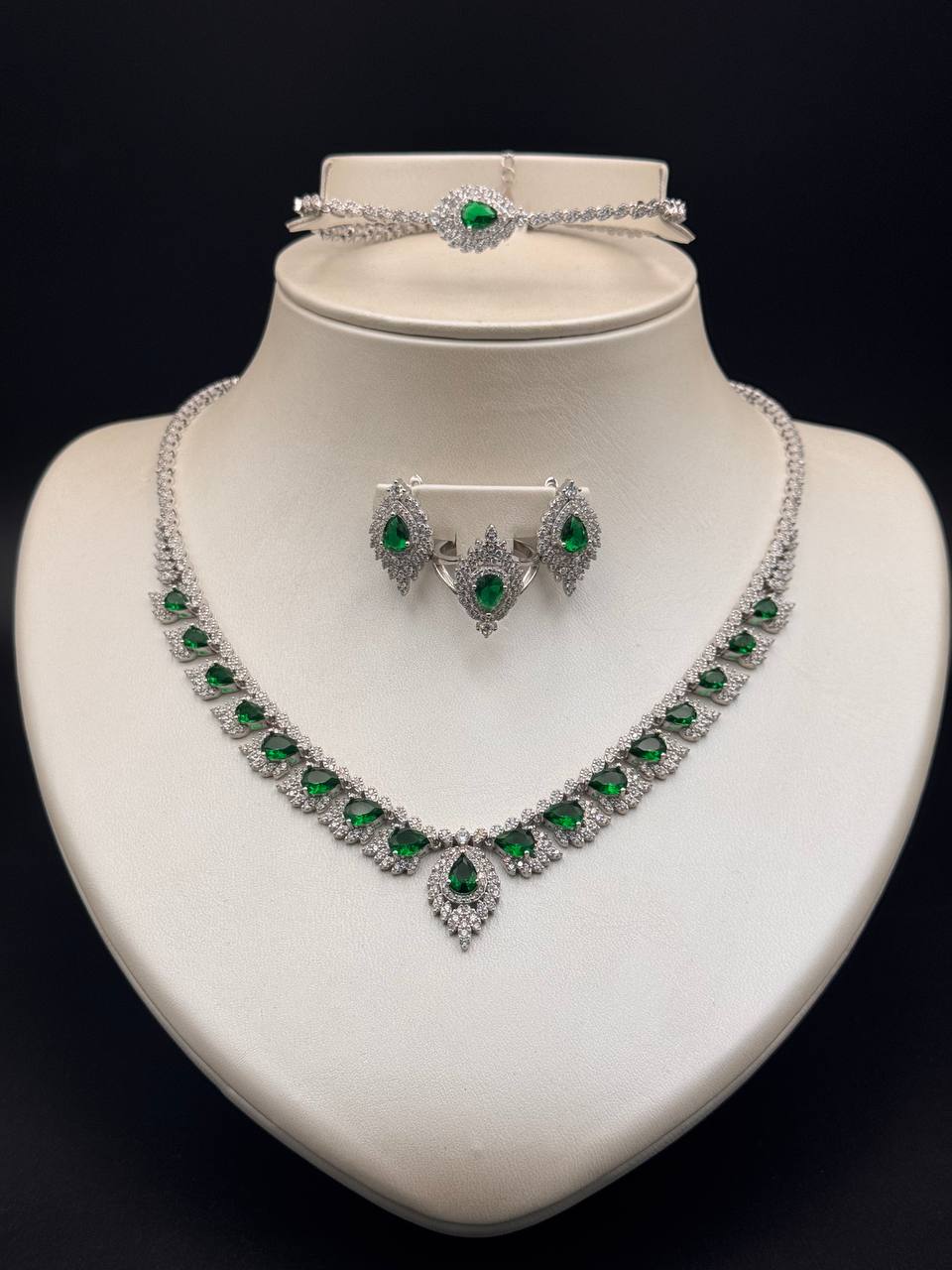 925 Sterling Silver Necklace Set - Silver Whisper