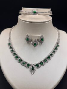 925 Sterling Silver Necklace Set - Silver Whisper