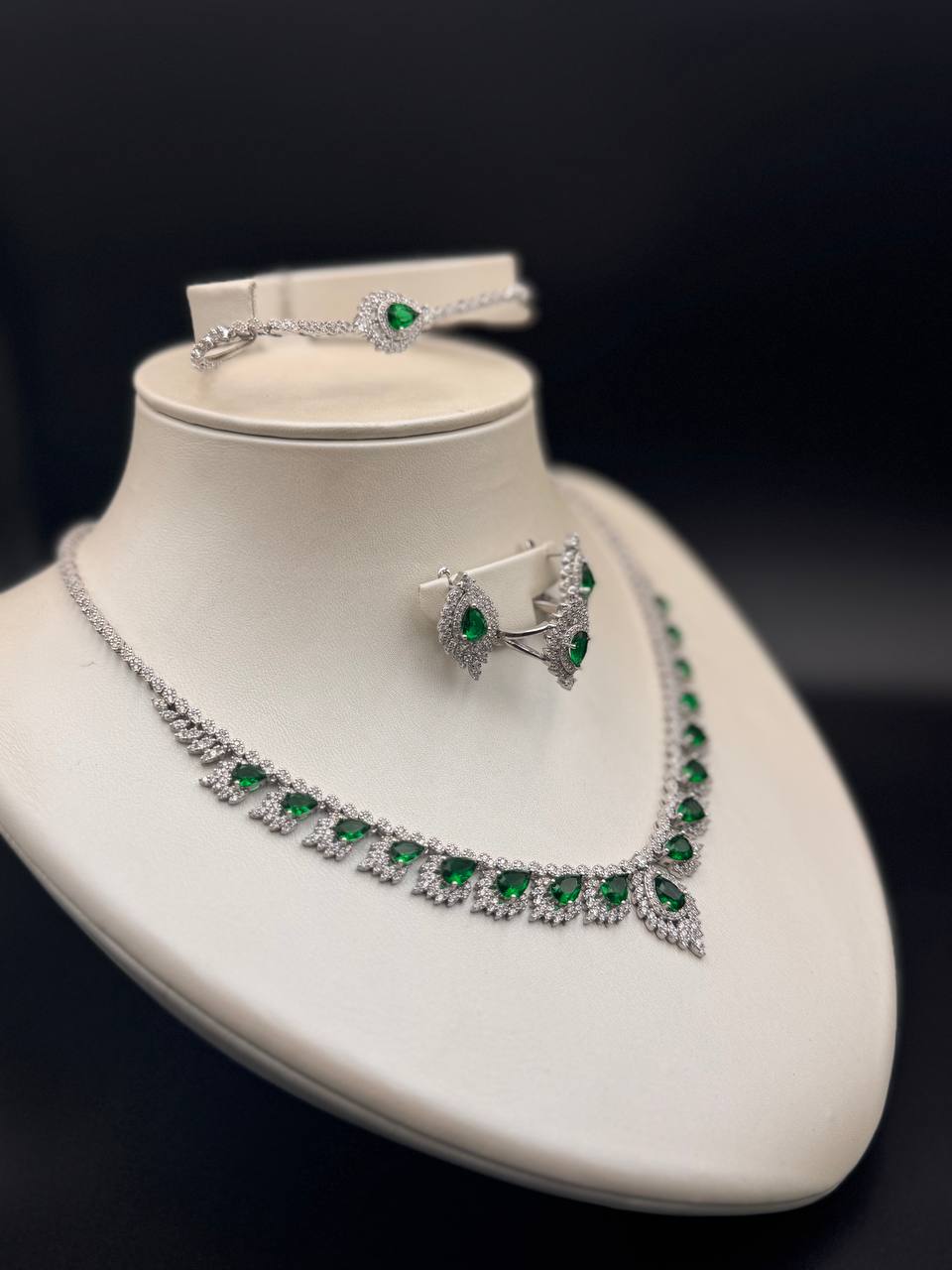 925 Sterling Silver Necklace Set - Silver Whisper