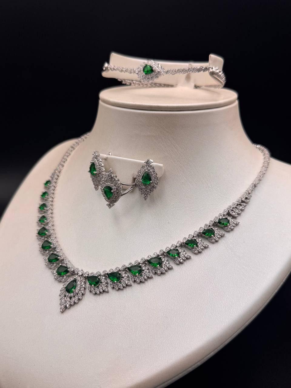 925 Sterling Silver Necklace Set - Silver Whisper