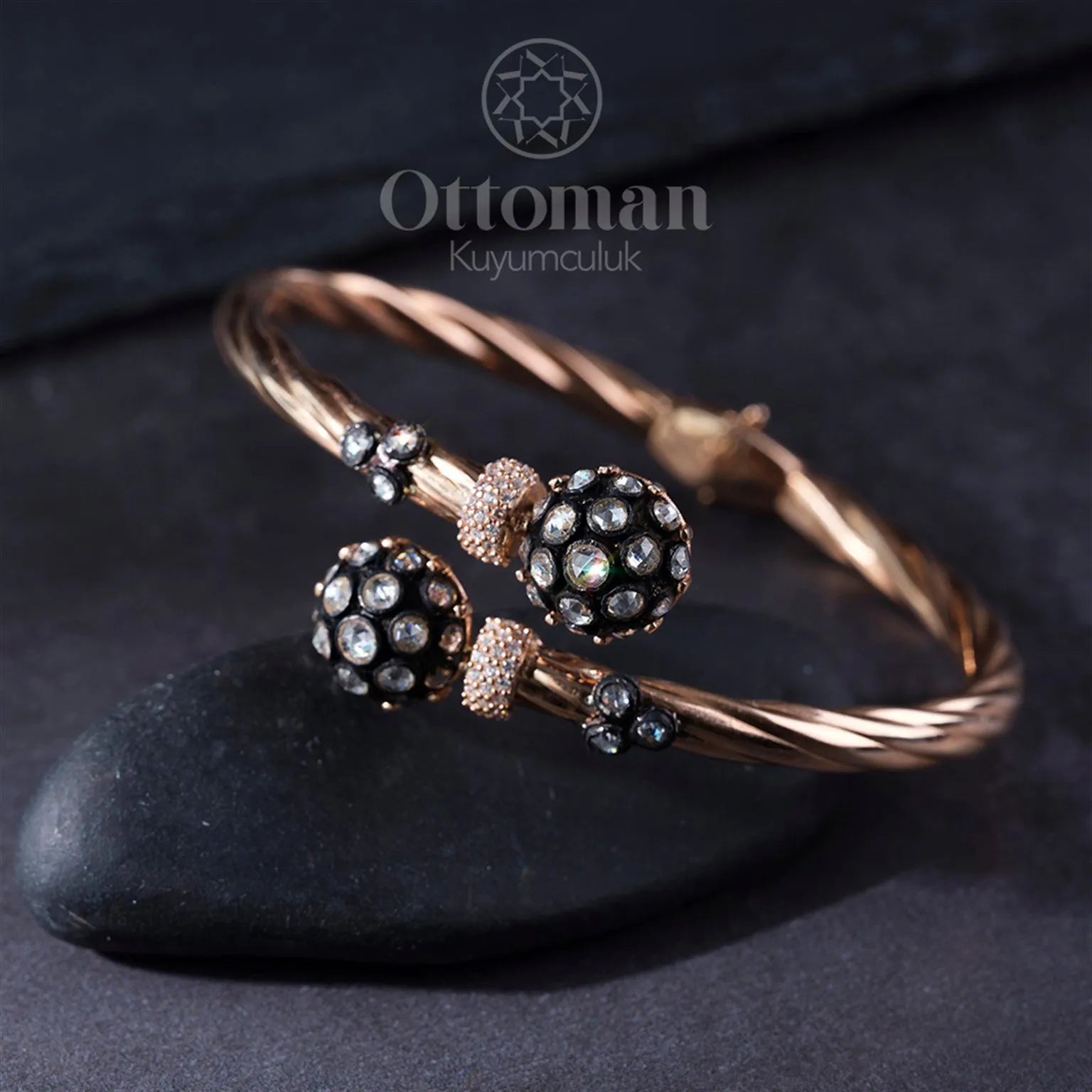 Diamond Setting 925 Sterling Silver Bracelet