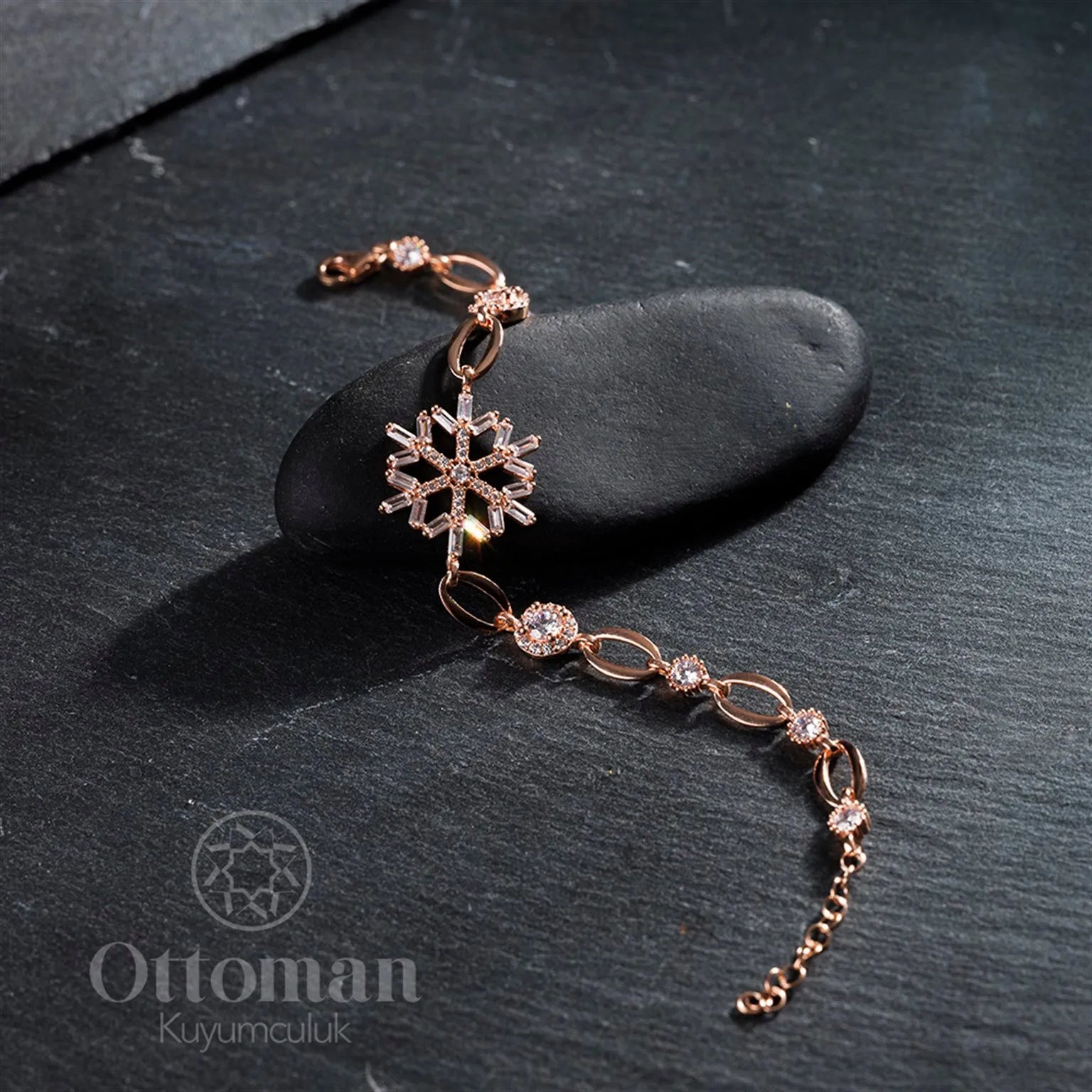 Snowflake Silver Ladies' Bracelet