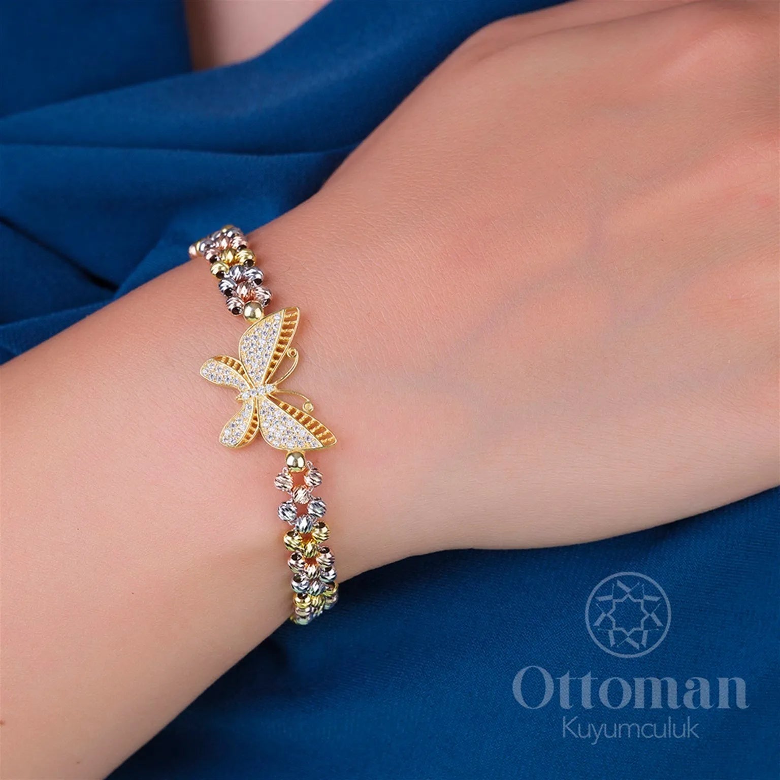 Lady Butterfly Silver Bracelet - Silver Whisper
