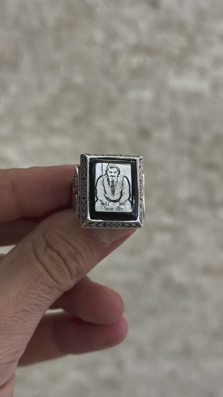 925 Sterling Silver Picture Ring